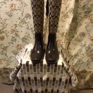 Coach Signature Rainboots